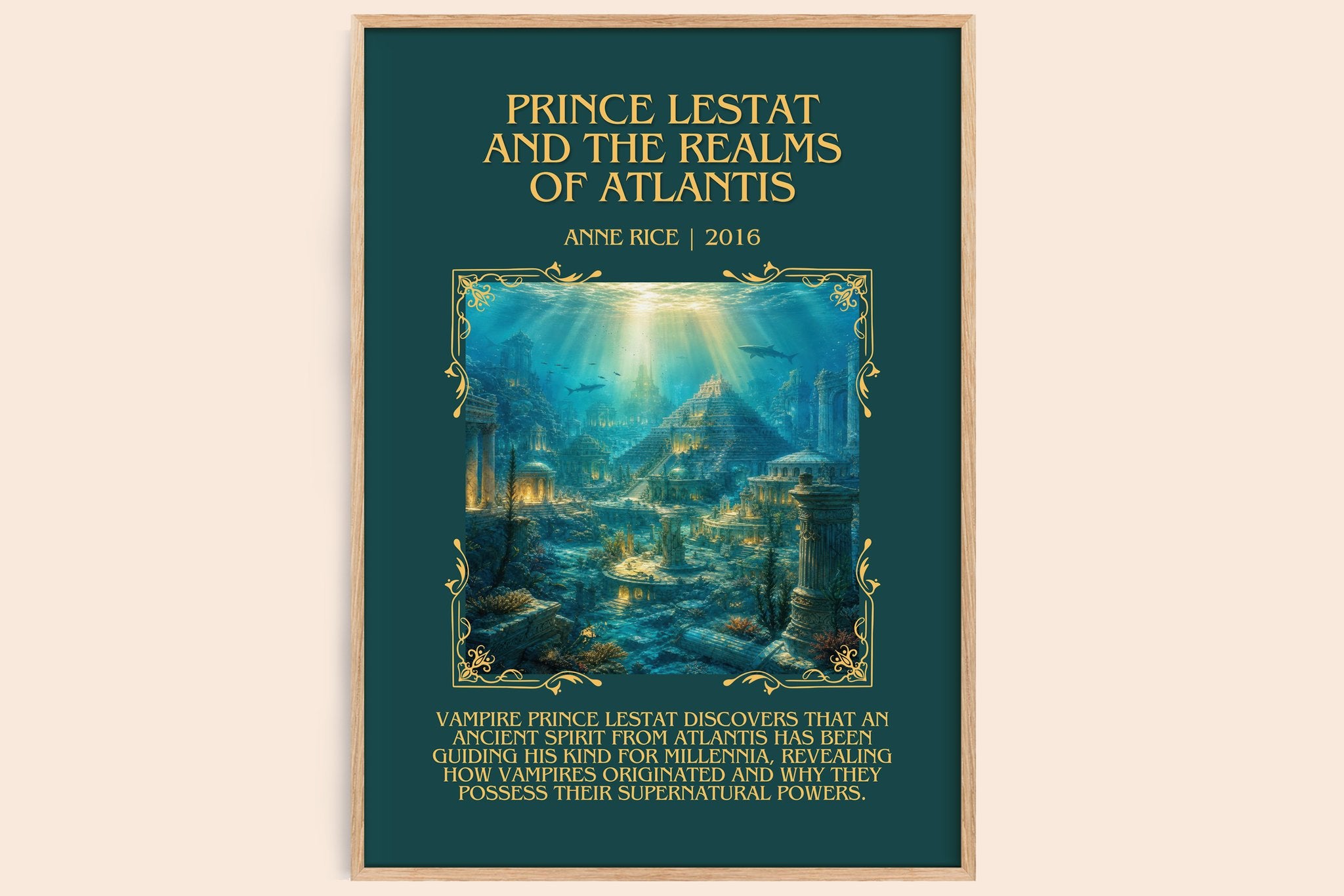 Prince Lestat And The Realms Of Atlantis Minimalist Book Poster by Anne Rice