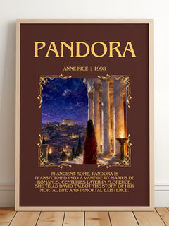 Pandora Minimalist Book Poster by Anne Rice – image 2