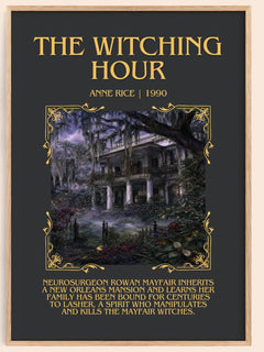 The Witching Hour Minimalist Book Poster by Anne Rice – image 1