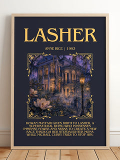 Lasher Minimalist Book Poster by Anne Rice – image 2