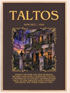 Taltos Minimalist Book Poster by Anne Rice – image 1