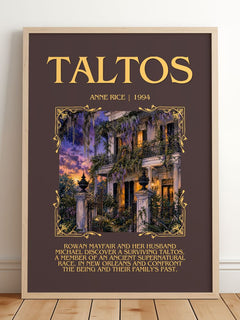 Taltos Minimalist Book Poster by Anne Rice – image 2