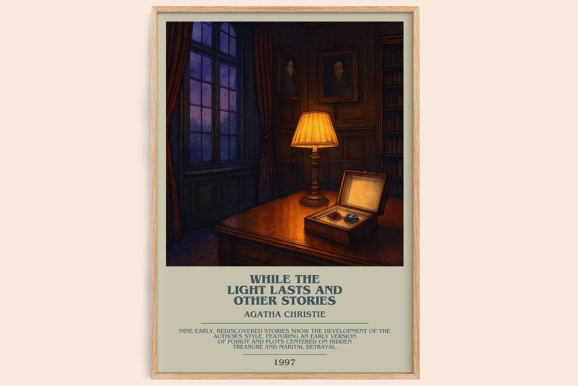 While The Light Lasts And Other Stories Bookish Wall Art – A. Christie