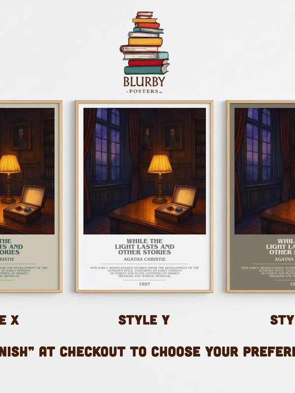 While The Light Lasts And Other Stories Bookish Wall Art – A. Christie