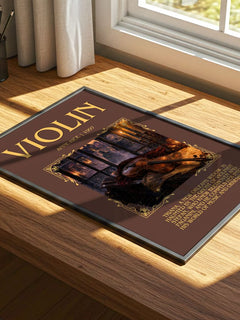 Violin Minimalist Book Poster by Anne Rice – image 4
