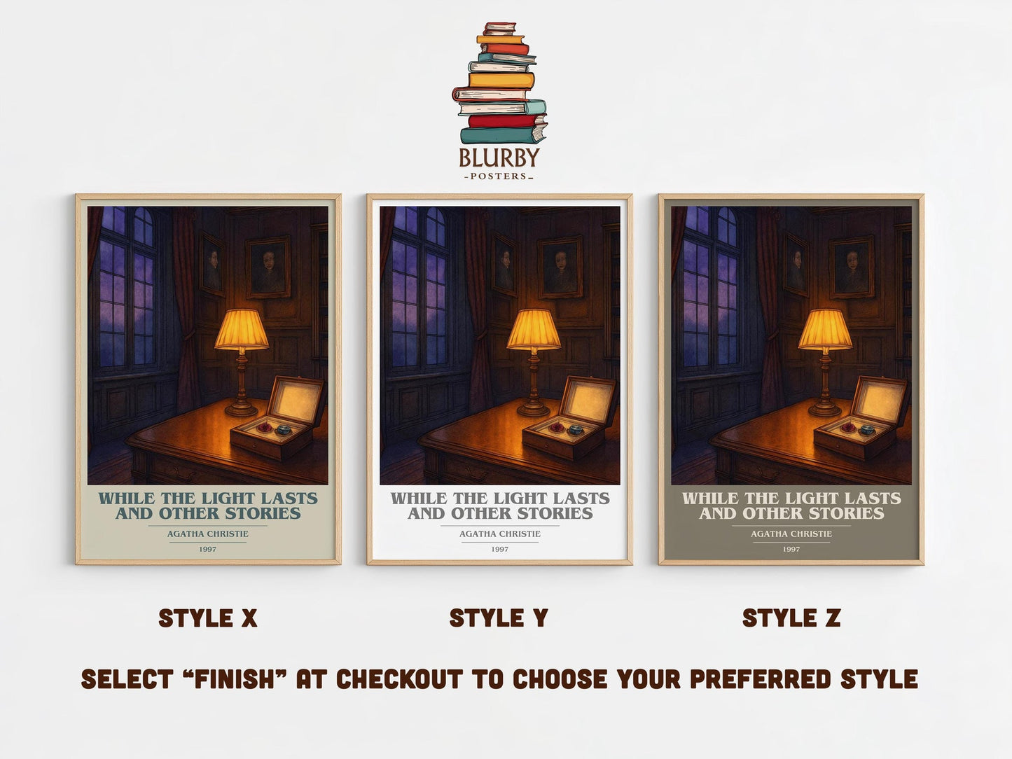 While The Light Lasts And Other Stories Book Cover Poster – A.