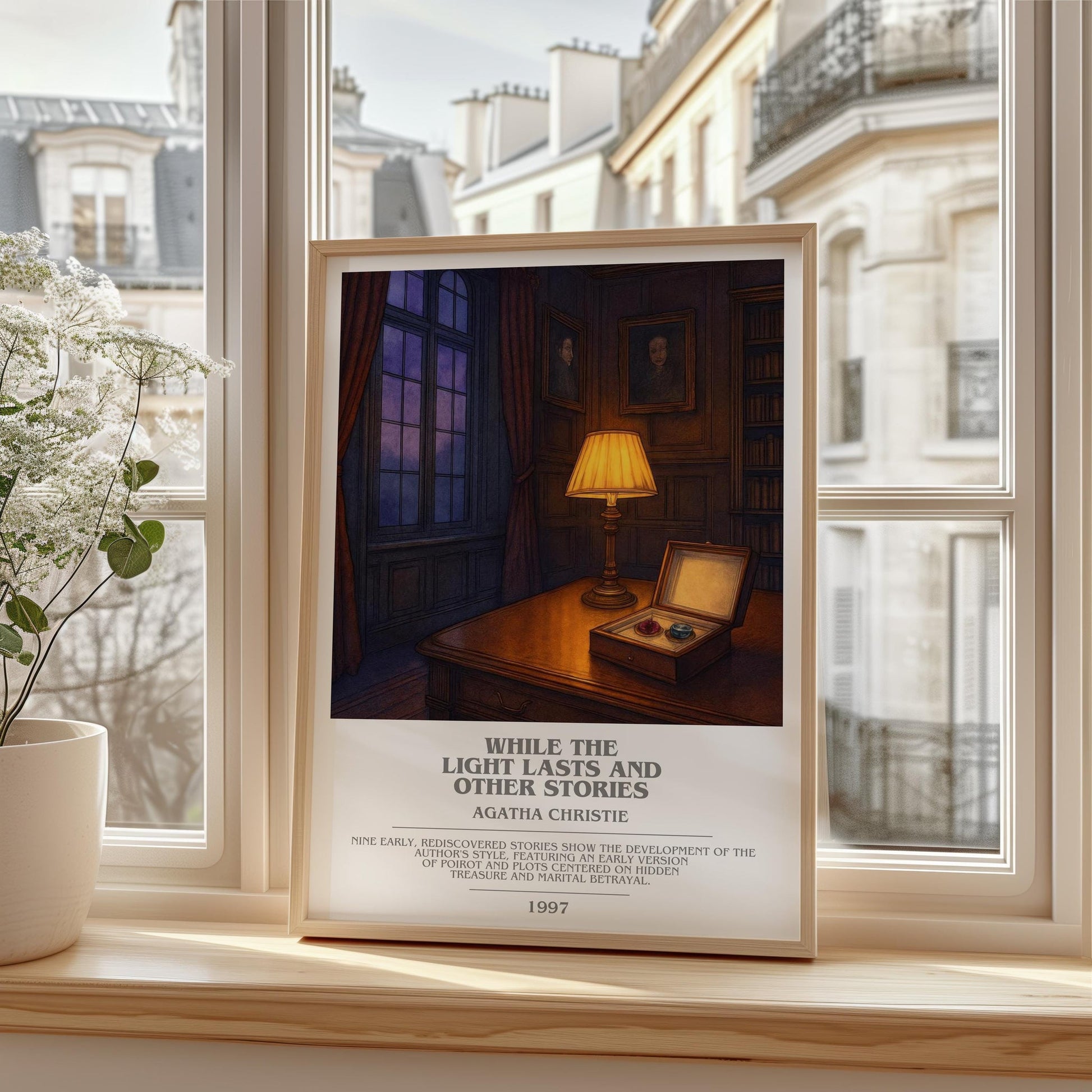 While The Light Lasts And Other Stories Bookish Wall Art – A. Christie