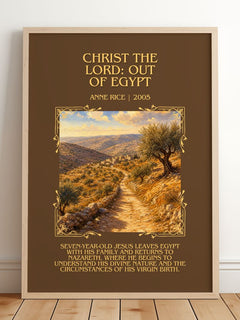 Christ The Lord: Out Of Egypt Minimalist Book Poster by Anne Rice – image 2