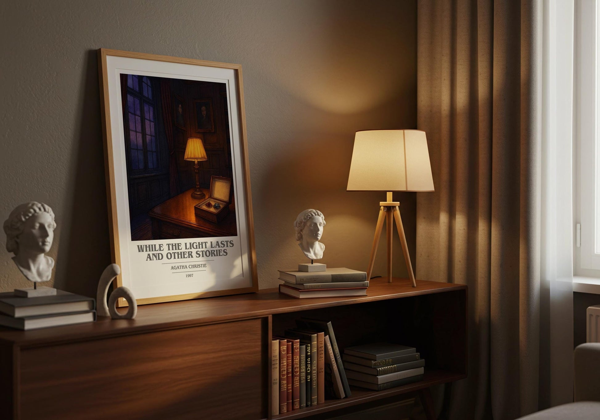 While The Light Lasts And Other Stories Book Cover Poster – A.