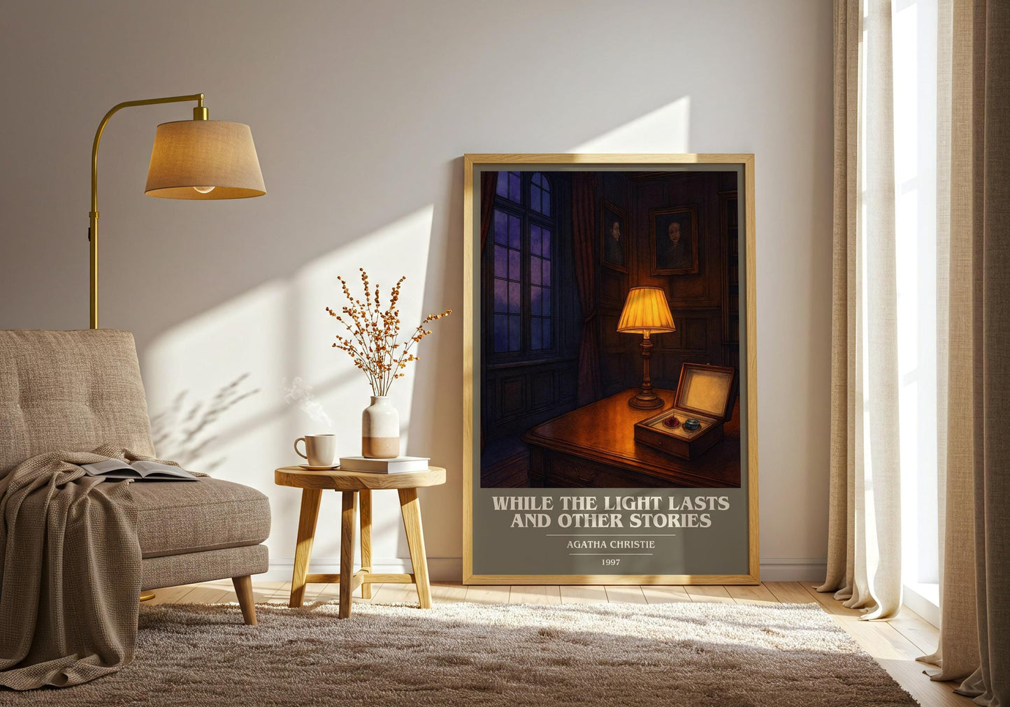 While The Light Lasts And Other Stories Book Cover Poster – A.