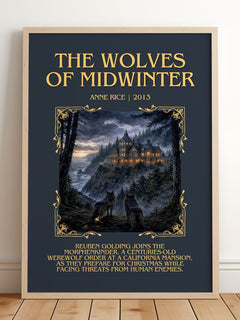 The Wolves Of Midwinter Minimalist Book Poster by Anne Rice – image 2
