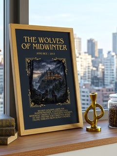 The Wolves Of Midwinter Minimalist Book Poster by Anne Rice – image 3