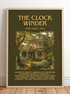 The Clock Winder Minimalist Book Poster by Anne Tyler – image 2