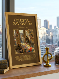 Celestial Navigation Minimalist Book Poster by Anne Tyler – image 3