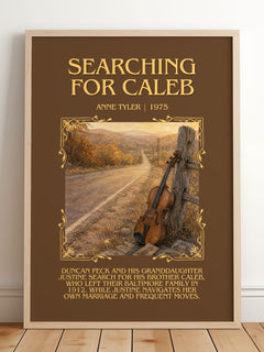 Searching For Caleb Minimalist Book Poster by Anne Tyler – image 2