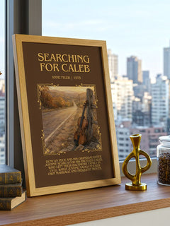 Searching For Caleb Minimalist Book Poster by Anne Tyler – image 3
