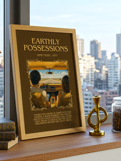 Earthly Possessions Minimalist Book Poster by Anne Tyler – image 3