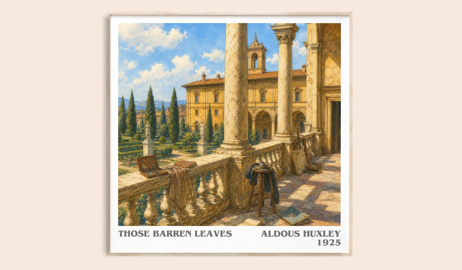 Those Barren Leaves Literary Art Print by Aldous Huxley