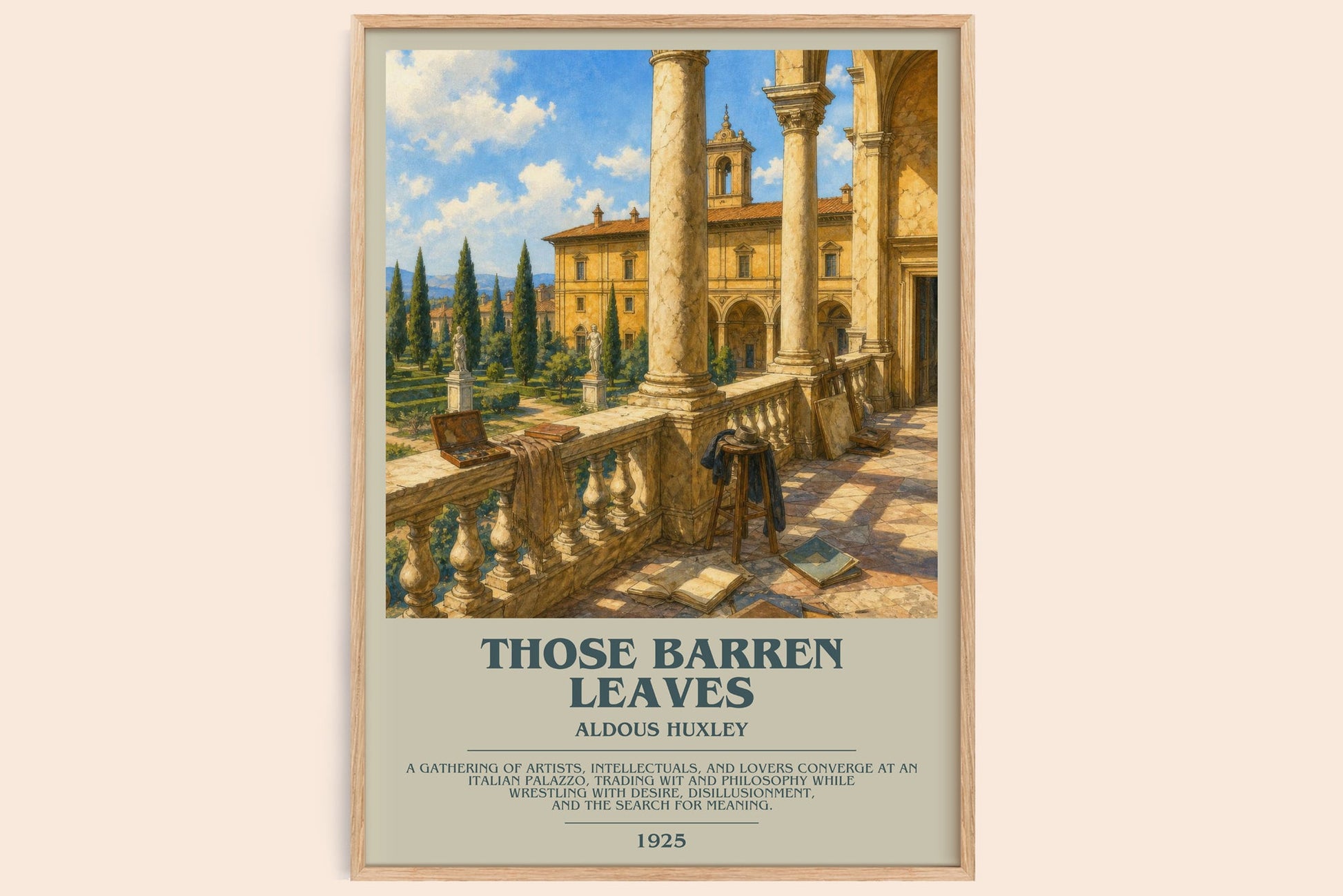 Those Barren Leaves Bookish Wall Art by Aldous Huxley