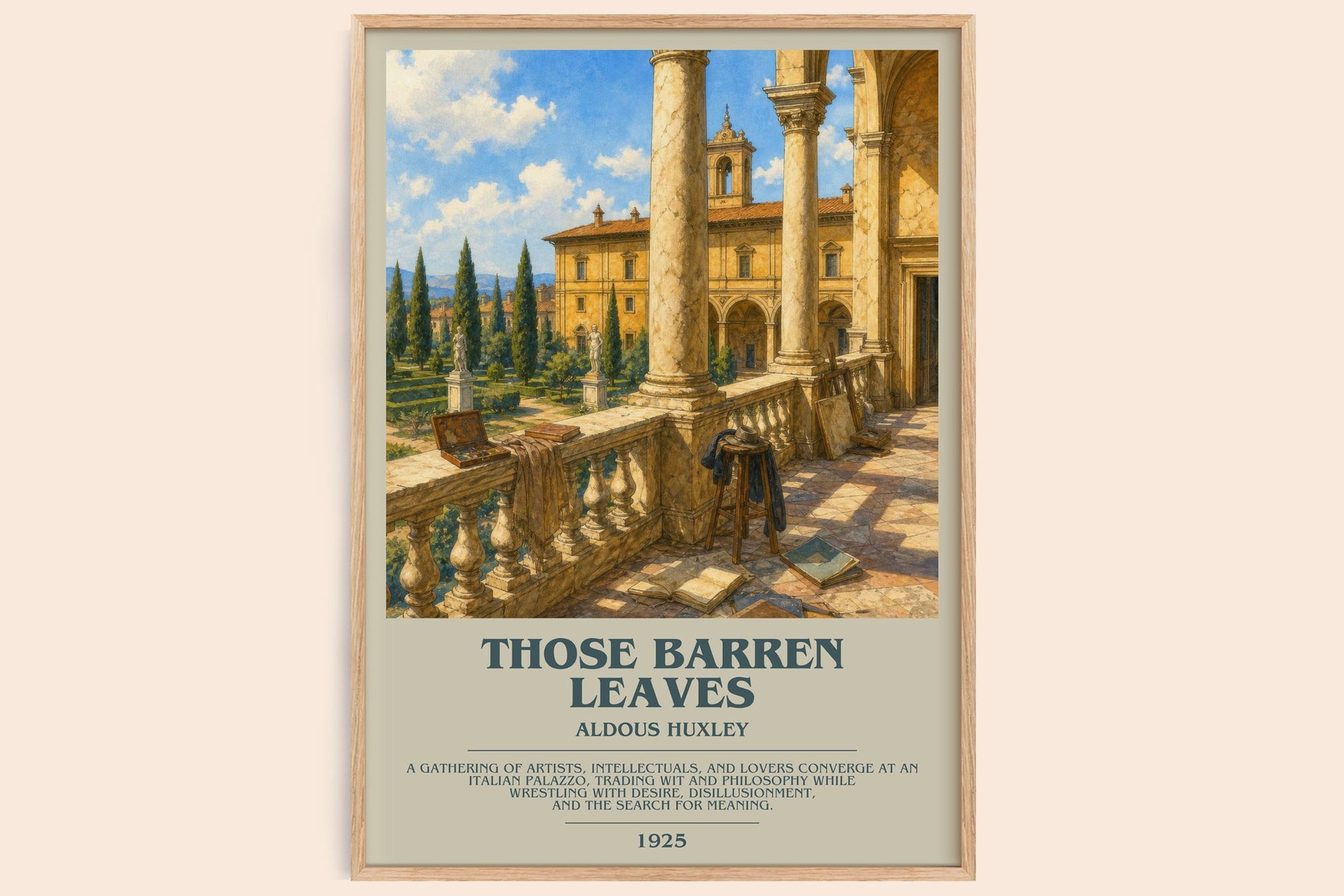 Those Barren Leaves Bookish Wall Art by Aldous Huxley