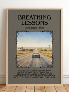 Breathing Lessons Minimalist Book Poster by Anne Tyler – image 2