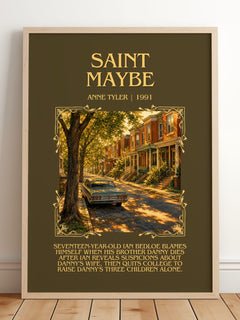 Saint Maybe Minimalist Book Poster by Anne Tyler – image 2
