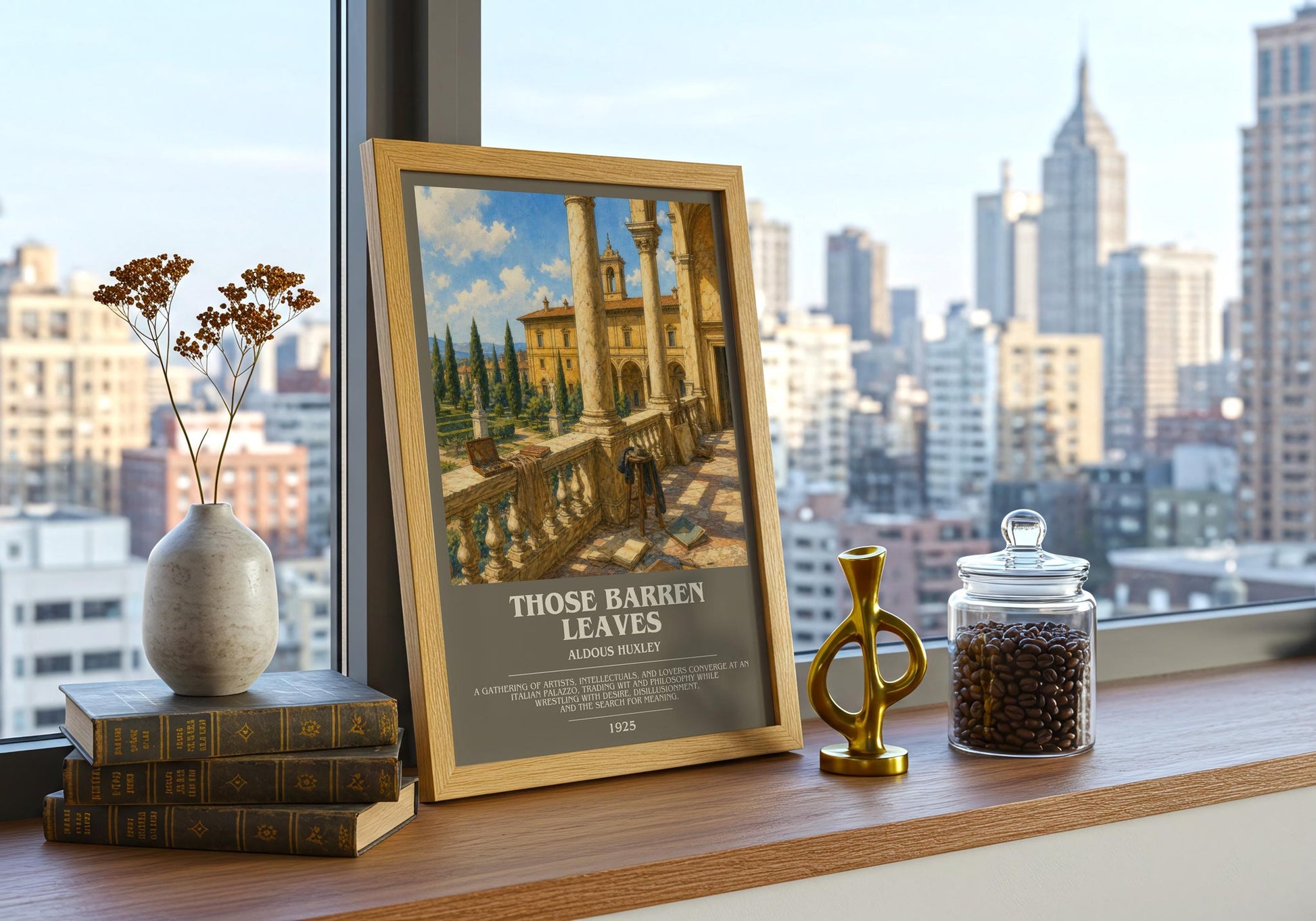 Those Barren Leaves Bookish Wall Art by Aldous Huxley