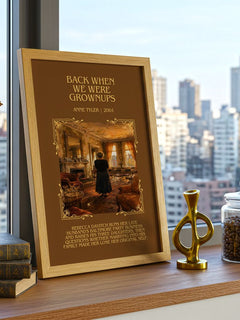 Back When We Were Grownups Minimalist Book Poster by Anne Tyler – image 3
