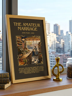 The Amateur Marriage Minimalist Book Poster by Anne Tyler – image 3