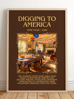 Digging To America Minimalist Book Poster by Anne Tyler – image 2