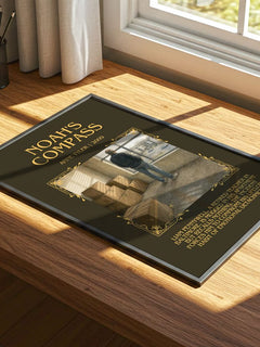 Noah'S Compass Minimalist Book Poster by Anne Tyler – image 4