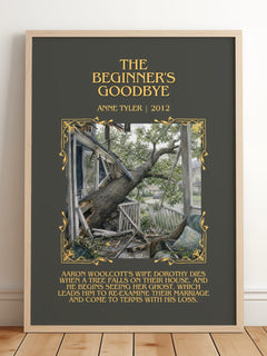 The Beginner'S Goodbye Minimalist Book Poster by Anne Tyler – image 2
