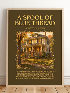 A Spool Of Blue Thread Minimalist Book Poster by Anne Tyler – image 2