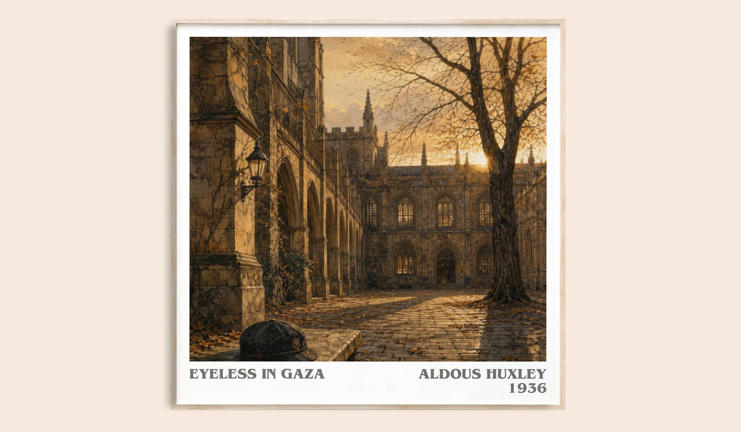 Eyeless In Gaza Literary Art Print by Aldous Huxley