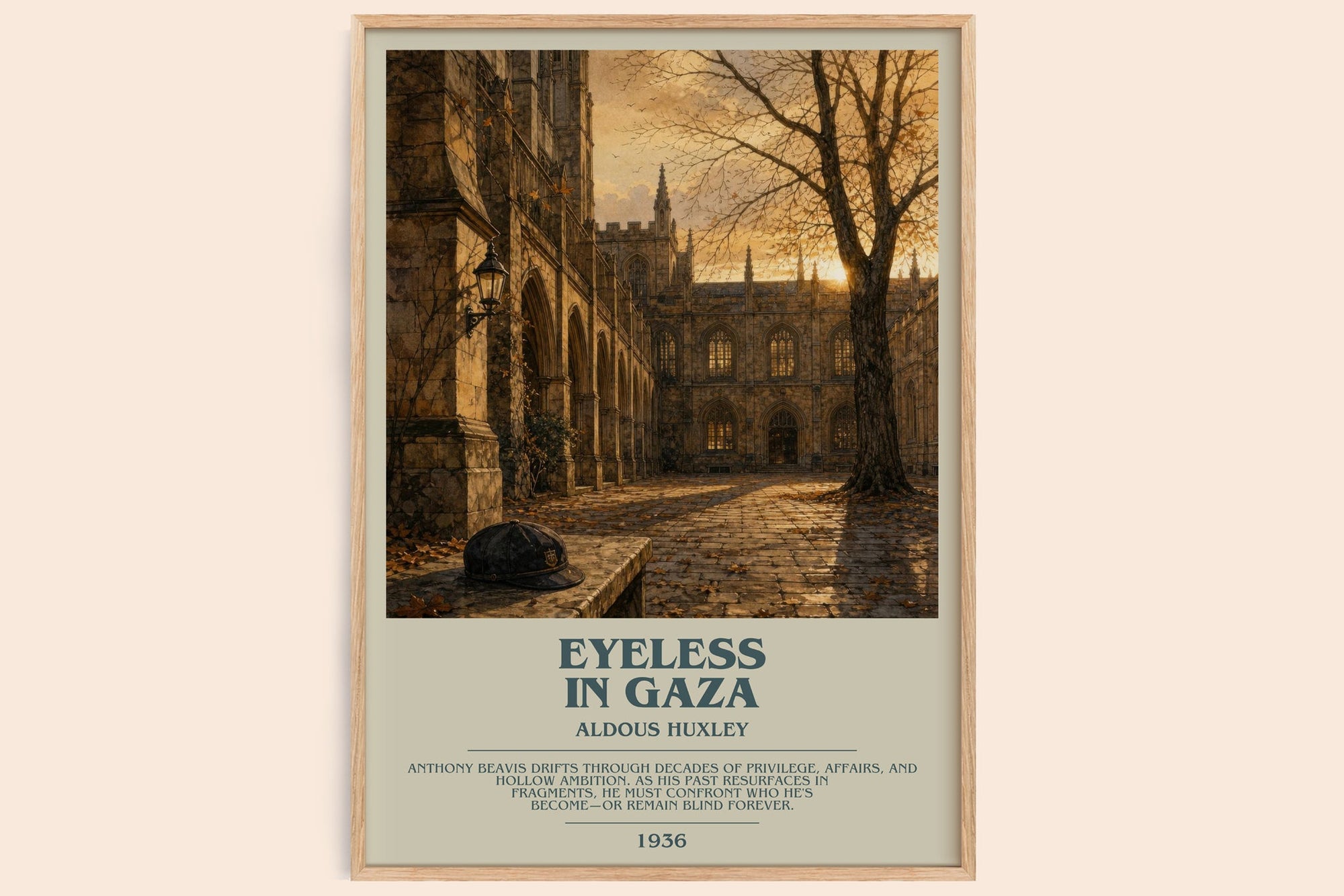 Eyeless In Gaza Bookish Wall Art by Aldous Huxley