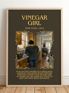 Vinegar Girl Minimalist Book Poster by Anne Tyler – image 2