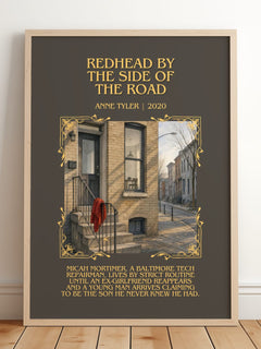 Redhead By The Side Of The Road Minimalist Book Poster by Anne Tyler – image 2