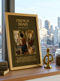 French Braid Minimalist Book Poster by Anne Tyler – image 3