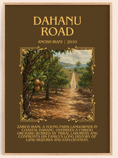Dahanu Road Minimalist Book Poster by Anosh Irani – image 1