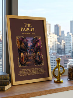 The Parcel Minimalist Book Poster by Anosh Irani – image 3
