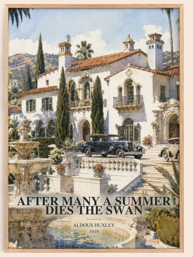 After Many A Summer Dies The Swan Book Watercolour Illustration – A.