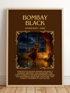 Bombay Black Minimalist Book Poster by Anosh Irani – image 2