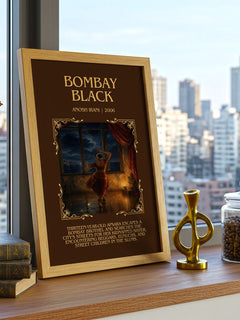 Bombay Black Minimalist Book Poster by Anosh Irani – image 3