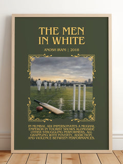 The Men In White Minimalist Book Poster by Anosh Irani – image 2