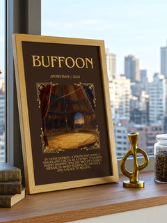 Buffoon Minimalist Book Poster by Anosh Irani – image 3