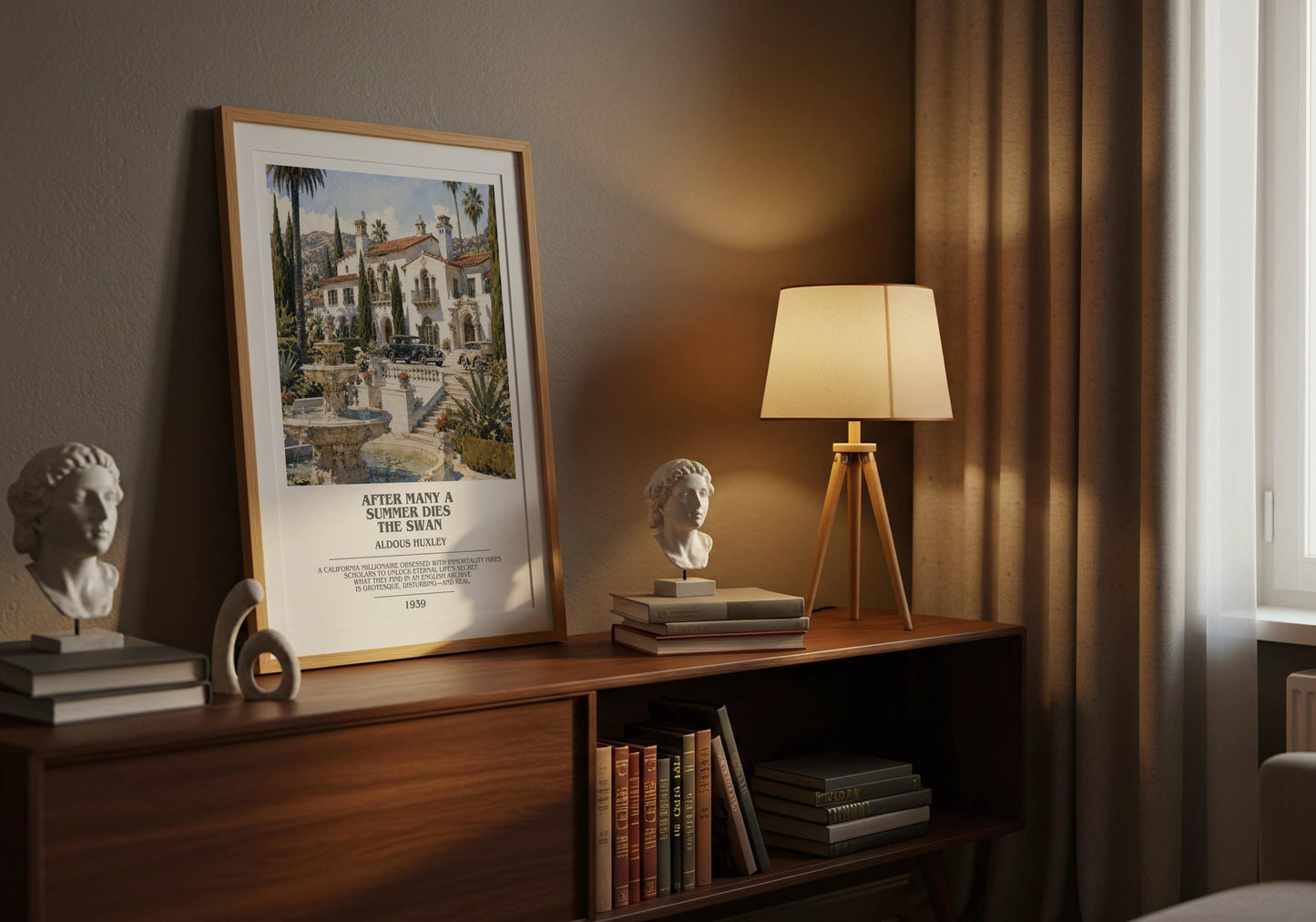 After Many A Summer Dies The Swan Bookish Wall Art by Aldous Huxley