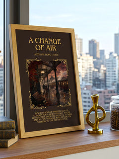 A Change Of Air Minimalist Book Poster by Anthony Hope – image 3