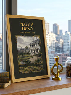 Half A Hero Minimalist Book Poster by Anthony Hope – image 3