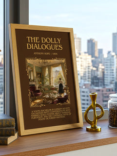 The Dolly Dialogues Minimalist Book Poster by Anthony Hope – image 3