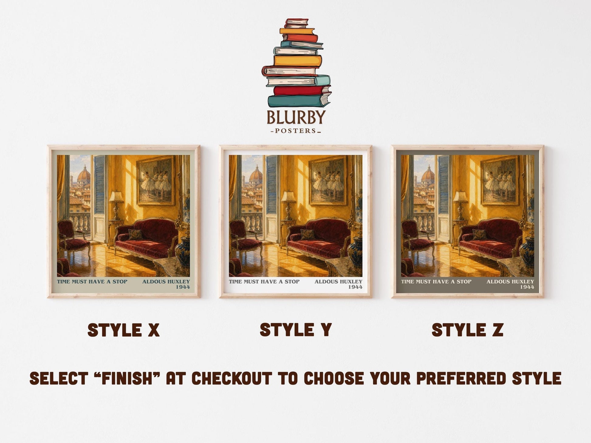 Time Must Have A Stop Literary Art Print by Aldous Huxley